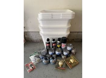 Large Bundle Of Home Accessories And Reusable Styrofoam Coolers