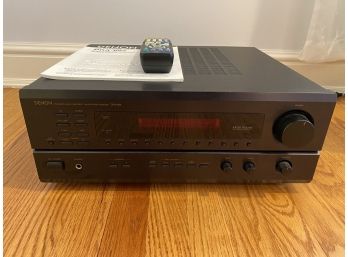 Denon DRA-685 AM/FM Stereo Receiver With Remote And Operating Instructions Manual