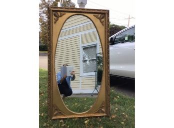 Large Gold Carved Mirror