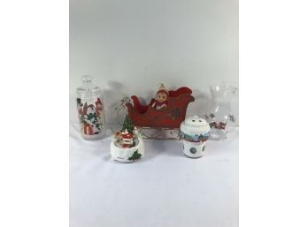 Lot Of 6 Christmas Decorations
