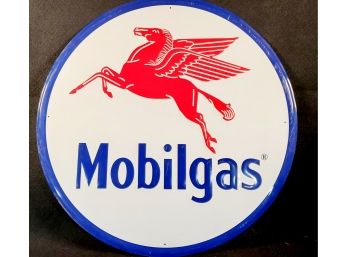 Mobil Gas Reproduction 23.5' Tin Wall Sign