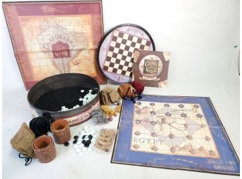 Old Century Games Of The World -  Chess, Chaturanga, Mancala, Quirkat, Dudo - $139 MSRP