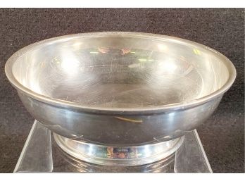 Vintage Tiffany And Co Pewter Footed Bowl