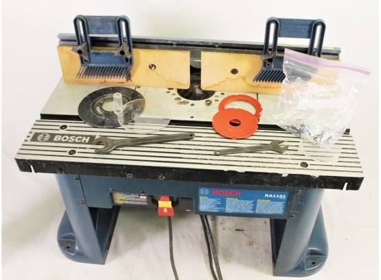 Bosch RA1181 Router Table And Bosch Router