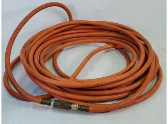 Orange Compressor Air Hose With Brass Fittings
