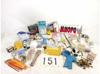 Handyman's Junk Drawer Lot!  Gadgets & Accessories - Some New!
