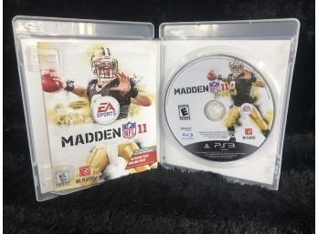 Sony PS3 Madden Football 11 Game