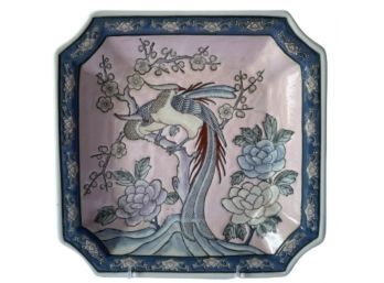 Chinese Feather Bird Plate