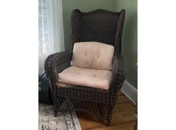 Oversized Wicker Chair