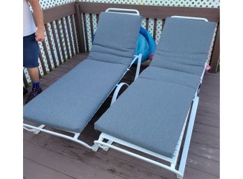 Chaise Lounges With Brand New Padding