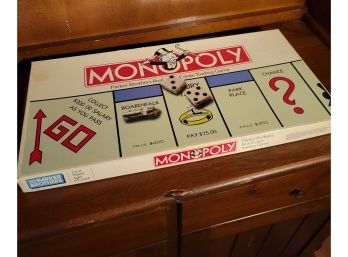 Monopoly Game Ad 2 Books