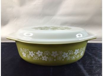 Green Pyrex Casserole Dish With Lid