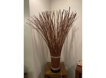 Pair Of Tall Wild Grass / Reed Lamps - 2 Pieces