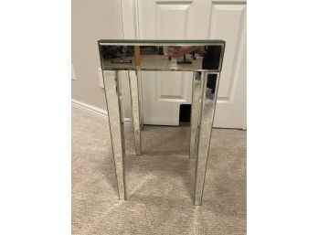 Retro Mirrored Side Table