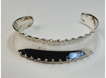 Beautiful  Sterling Silver  Large Cuff Bracelet