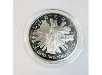 1989 Silver Congressional Commemorative Proof Dollar