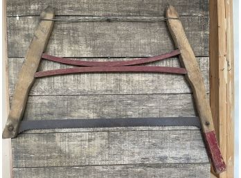 Antique Saw - Red