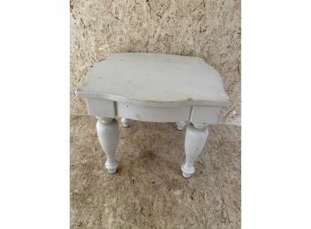 Hearty White Side Table