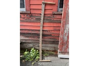 Antique Two Person Saw