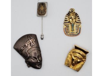 1 Sterling, 1 Reed And Barton, 1 Metropolitan Museum Of Art Replicas Of Egyptian Goddess, 1 Stick Pin
