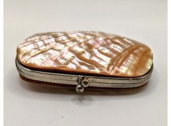 Very Rare Vintage Mother Of Pearl Coin Purse