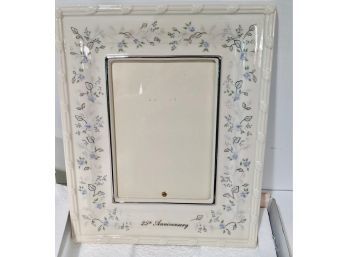 Lennox 25th Wedding Anniversary Collectable Frame Still In Box