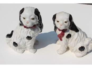Pair Of Ceramic Dogs