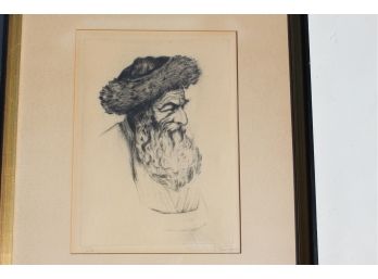 J Eisenberg Signed And  Numbered Etching