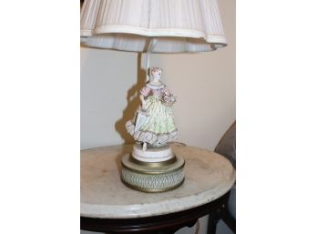 Ceramic Lamp - Victorian Lady