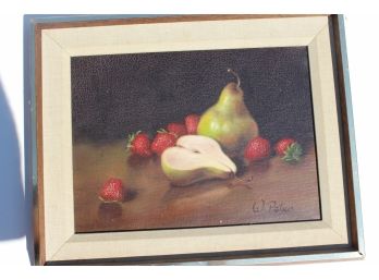 W Pater Oil On Canvas - Pear