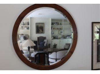 Round Mirror - Wood Outer Ring
