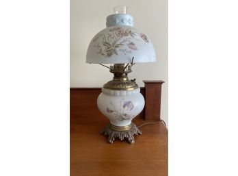 Vintage Metal &  Brass  GWTW Style Parlor Lamp