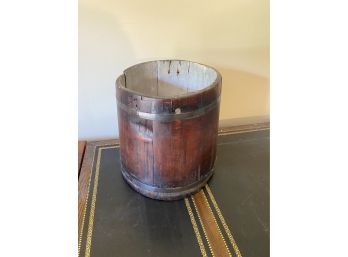 An Antique  Wood Bucket