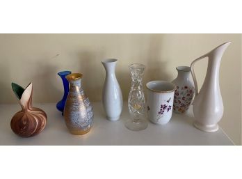 Group Of  Bud Vases & More