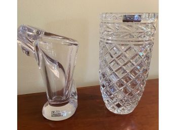Vannes-le-chatel Collection Vase France & Toscany Crystal Vase Yugoslavia