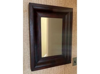 An Antique Empire Style Wood Framed Mirror