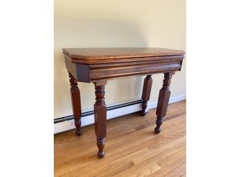 Antique Drop Leaves Game Table