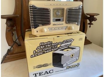 Vintage TEAC AM/FM Radio Model # SL-D80