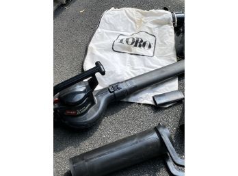 TORO Super Leaf Blower -  Vac  With Bag  And Accesories