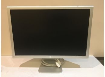 Apple A1082, 23' Cinema Display Monitor, Flat Mac Screen. In Metallic Light Gray Finish.