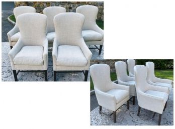 Set Of 10 Restoration Hardware Dining Room Chairs