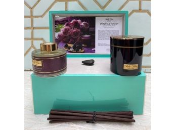 NEW In Box - D.L & Co Candle Set And Agraria Home Fragrance Diffuser