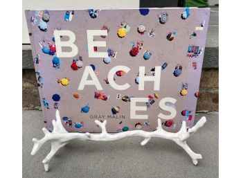 Gray Malin Beaches Hardcover And Metal Coral Objet D'art