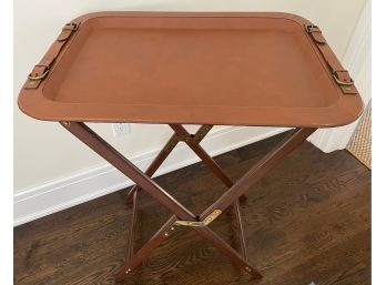 Ralph Lauren Leather Tray Table (2 Of 2)