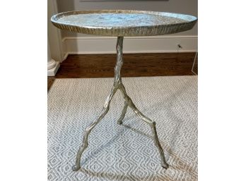 Gorgeous Metal Side Table