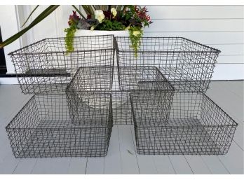 Set Of 5 Wire Baskets