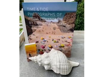Time & Tide Photographs Christian Chaize Hardcover W/ Coastal Decor