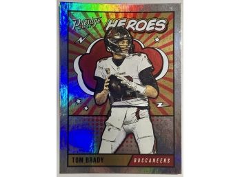Tom Brady 2021 Prestige Football Heroes Holographic Insert