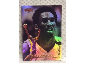 2001 Bowman's Best Kobe Bryant Expressions Insert Card