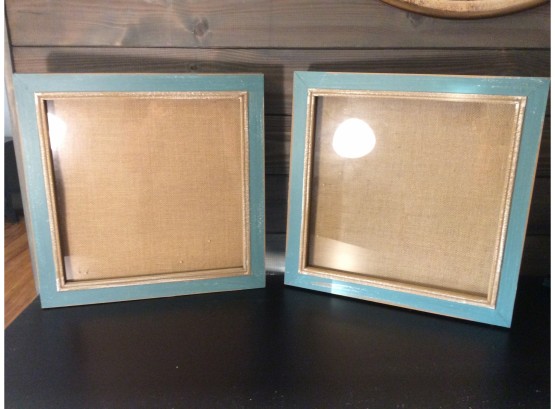 Pair Of Shadow Box Display Cases